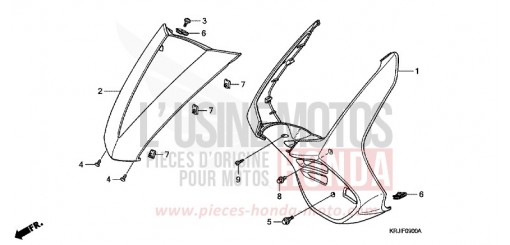 GAINE DE PROTECTION AVANT (FES1253-5) (FES1503-5) FES1255 de 2005